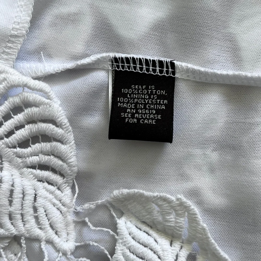 Fever white crocheted